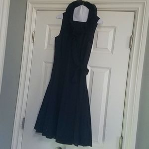 Lafayette 148 beaded wrap dress
